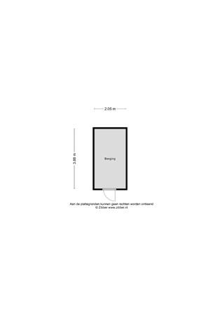 Floorplan - Florastraat 209, 4613 CZ Bergen op Zoom